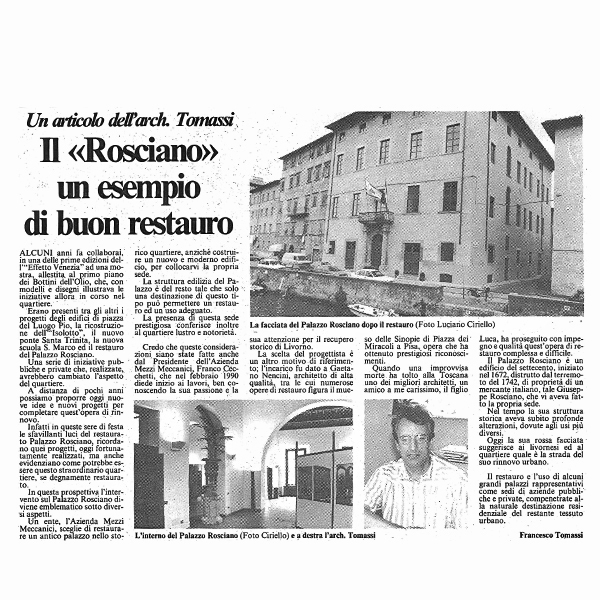 Il Tirreno - Rosciano palace